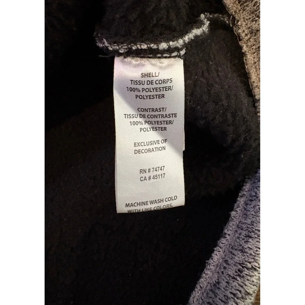 Ascend Black Gray Vest Full Zip‎ Sleeveless Fleece Lined Outdoor Western Hiking